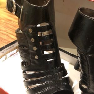 Too cute Black Harley Davidson heels